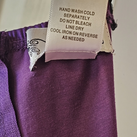 Trixxi Purple and‎ Black Satin Pleated Mini Dress With Pockets Bow Juniors Sz 9 - Picture 8 of 11